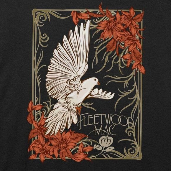 Fleetwood Mac Dove Logo Classic Rock Band Graphic Music Fan Gift T-Shirt 81 - Picture 2 of 5